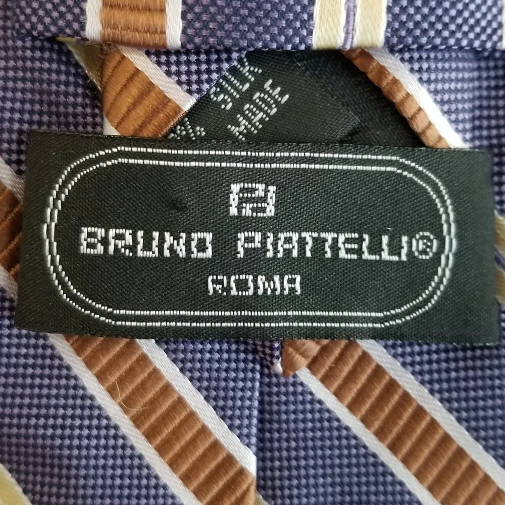 Bruno Piattelli Boys 100% Silk Necktie